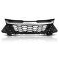 Solid Spare Front Bumper Upper Grille Grill Black & Chrome Fit For 2023 2024 Kia Sportage