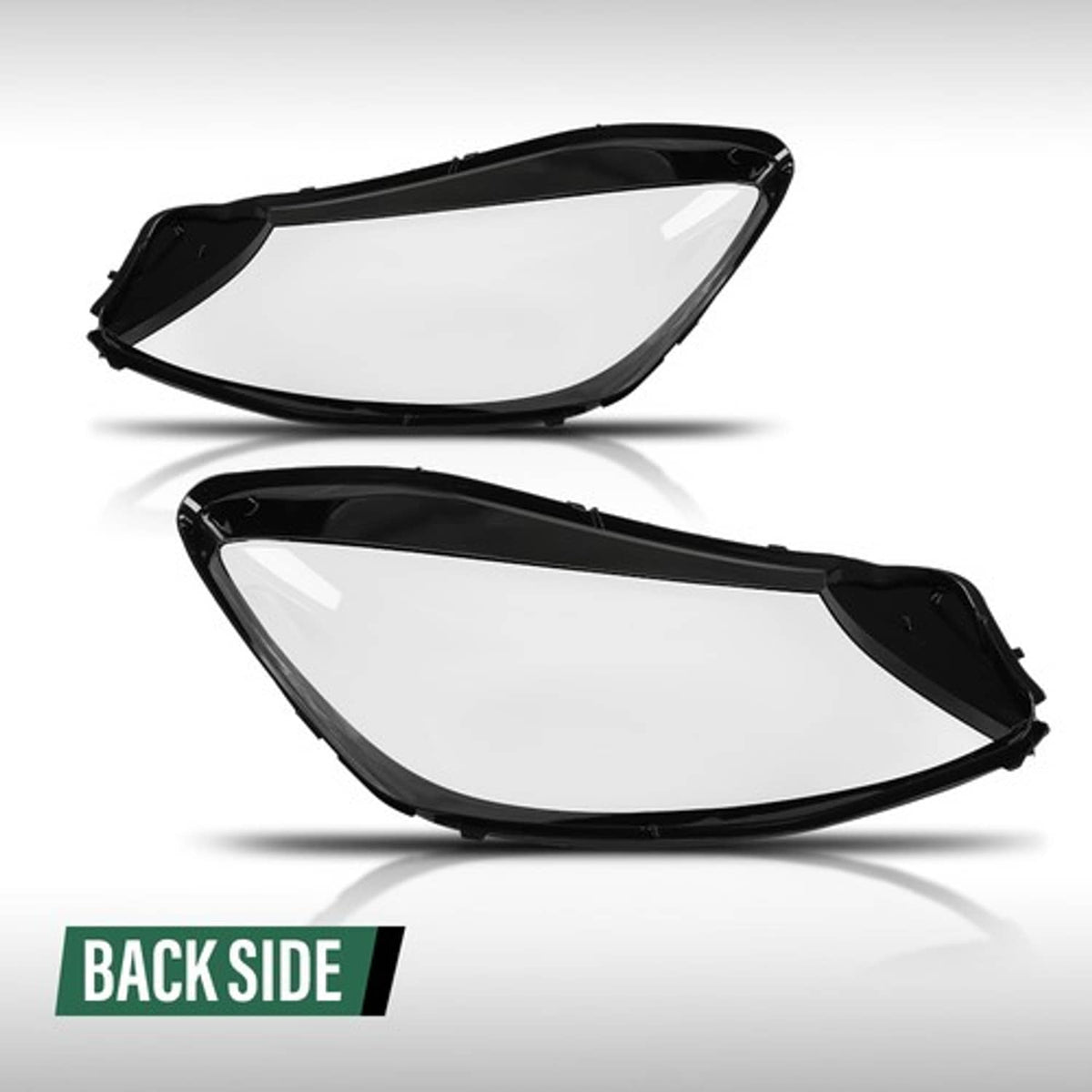 Solid Spare Fit For 2014-2017 Mercedes-Benz S-Class W222 Headlight Replacement Lens Pair