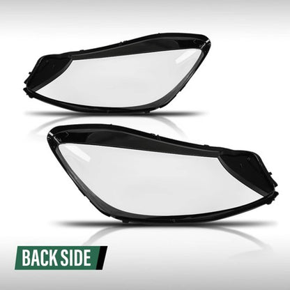 Solid Spare Fit For 2014-2017 Mercedes-Benz S-Class W222 Headlight Replacement Lens Pair