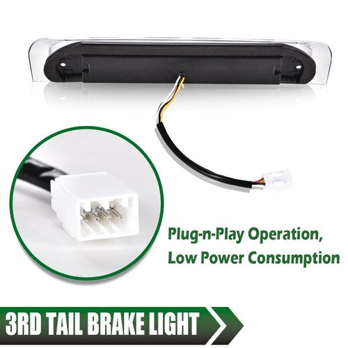 Solid Spare LED 3rd Tail Brake Light Cargo Lamp Fit For 02-09 Dodge Ram 1500 2500 3500
