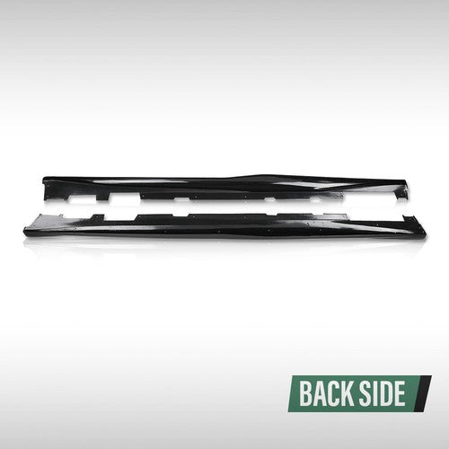 Solid Spare ZL1 Style Side Skirts Extension Rocker Panels For 16-23 Chevy Camaro RS SS LT LS