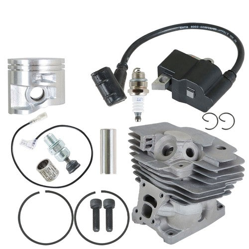 Solid Spare 47mm Bore Cylinder Piston Ignition Coil Kit For MS362 MS362C 11400201200