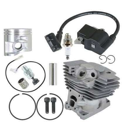 Solid Spare 47mm Bore Cylinder Piston Ignition Coil Kit For MS362 MS362C 11400201200
