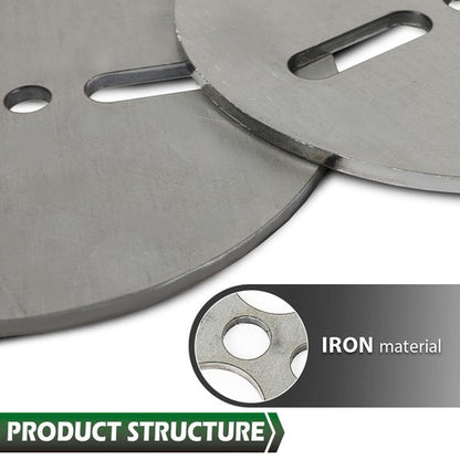 Solid Spare Universal Air Ride Mount Plates Upper Lower Dual or Single Port 2500 2600 Bag