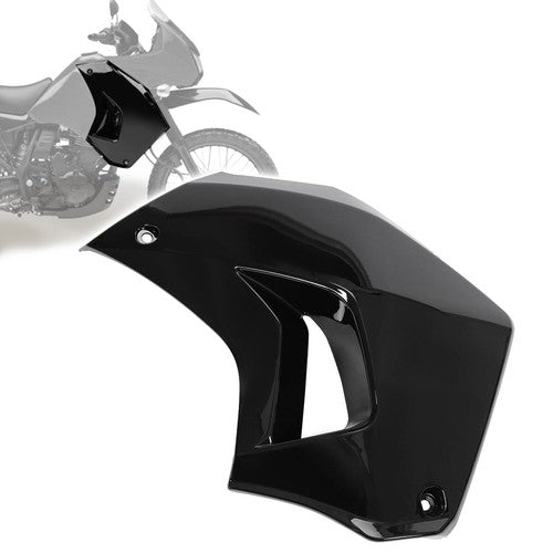Solid Spare For Kawasaki KLR650 Camo 2008-2018 Right Side Radiator Shroud Black Painted