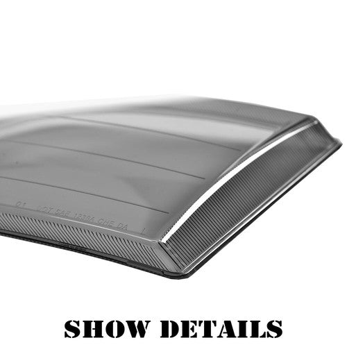 Solid Spare Fit For 1997-2004 Ford F150 F-150 Smoke Headlight Replacement Lens Left & Right