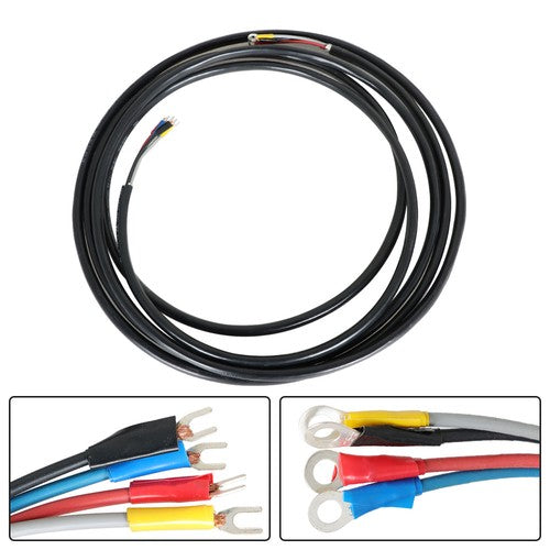 Solid Spare 1/4-3/8 Dia. 16 Feet Install Kit Air Conditioning Cooling Connection Pipe