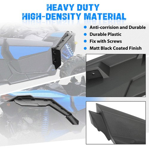 Solid Spare Extended Fender Flares Kit For Can Am Maverick X3/MAX Turbo R RR 2017-2025 2019