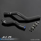 Solid Spare Fit For 2001-2005 Honda Civic D17 1.7L Black Silicone Radiator Hose Kit 2pcs