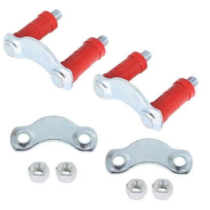 Solid Spare Fit For Chevrolet 150 210 Bel Air 1955/55 Rear Leaf Spring Shackle Kit One set