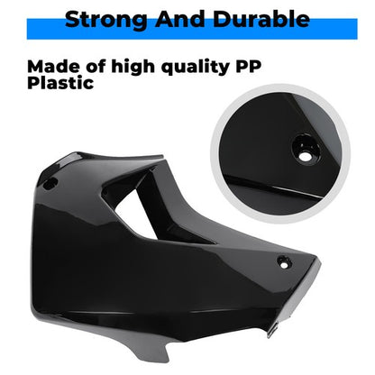 Solid Spare For Kawasaki KLR650 Camo 2008-2018 Right Side Radiator Shroud Black Painted