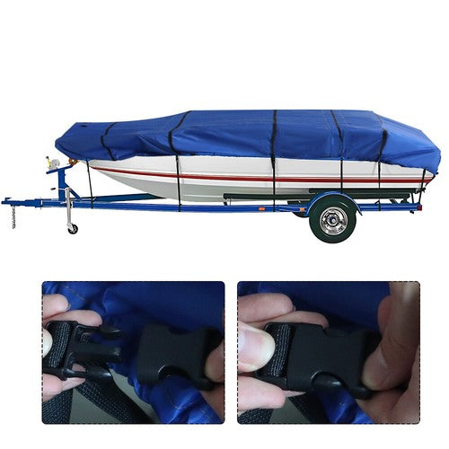 Solid Spare 12ft Boat Cover - Waterproof Heavy Duty Towing Jon Boat Cover Blue 600D New