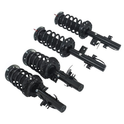 Solid Spare NEW For Range Rover Evoque 2012-2018 Set Shock Absorber Strut Assys w/ Electric
