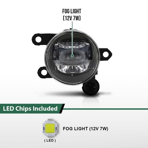 Solid Spare LED Fog Lights Driving Lamps Fit For 2019-2020 Volvo XC40 31689174 31689175