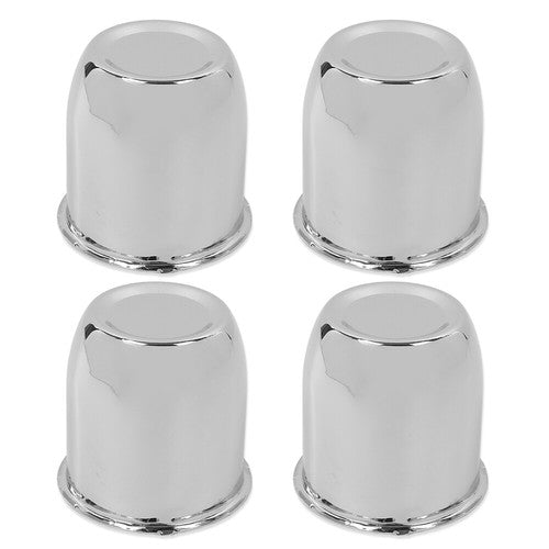 Solid Spare Fit For 3.18" Rims Center Bore Trailer Rim 4pcs Chrome Push Through Center Caps