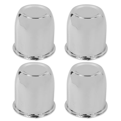 Solid Spare Fit For 3.18" Rims Center Bore Trailer Rim 4pcs Chrome Push Through Center Caps