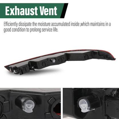 Solid Spare Fit For 2016-2018 Audi Q3 Rear Bumper Lower Tail Light Stop Lamp Left Side