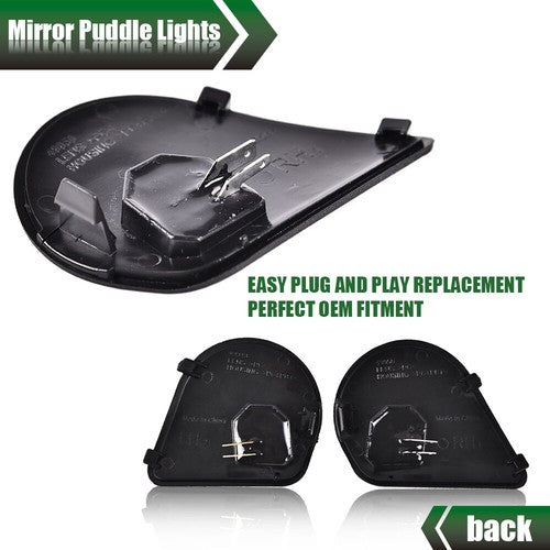 Solid Spare New Fit For 2010-2019 Dodge Ram 1500 2500 3500 4500 5500 Mirror Puddle Lights