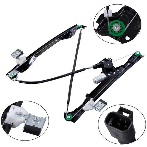 Solid Spare Power Window Regulator W/Motor FL&FR For GMC Envoy 2002-2009 741-690 741-691 NEW