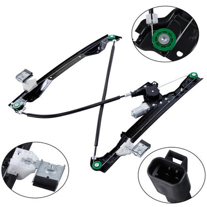 Solid Spare Power Window Regulator W/Motor FL&FR For GMC Envoy 2002-2009 741-690 741-691 NEW