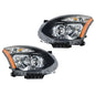 Solid Spare Right+Left Side Headlights For Nissan Rogue 2008-2013 Halogen Projector Black