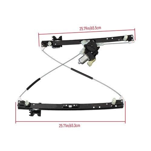 Solid Spare Front LH Power Window Regulator 6Pins For Land Rover Range Rover 2013-18 2019