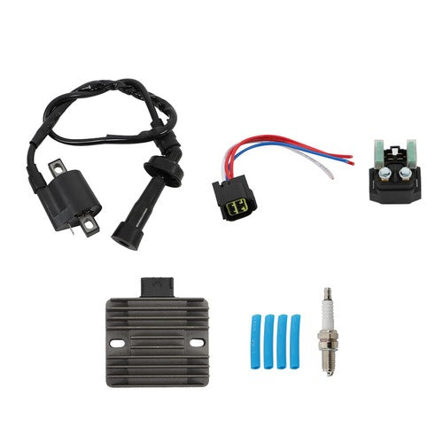 Solid Spare Ignition Coil Regulator Relay Connector Plugs For YAMAHA Rhino 660 2004 - 2007