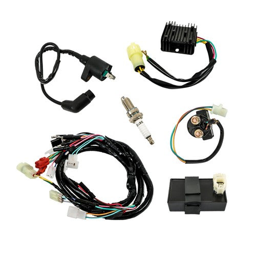Solid Spare CDI Ignition Coil Spark Plug Wire Harness For Honda FourTrax 300 TRX300FW 4x4