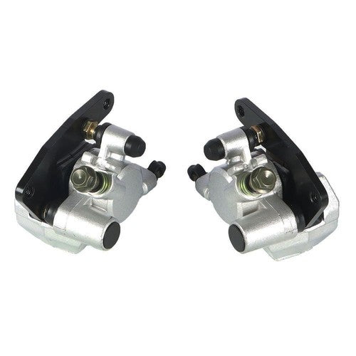 Solid Spare Front Brake Calipers & Disc Rotors For Yamaha Big Bear 400 YFM400F 4x4 2000-2006