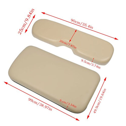 Solid Spare Golf Cart Tan Front Seat Cushion with Hardware For EZGO Medalist TXT 1994-2013