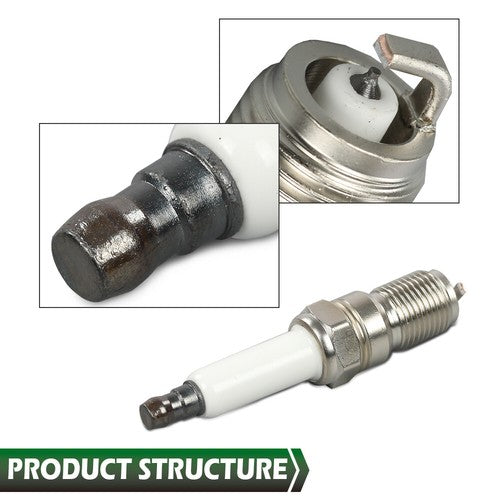 Solid Spare Fit For Chevy GMC 4.8L 5.3L 6.0L Square Ignition Coil & Spark Plug Wire 8 Pack