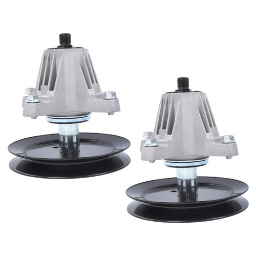 Solid Spare 2 Pack Spindle For Cub Cadet 618-09260 618P09260 RZT2242 Z5200 ZTS1-42 Fab