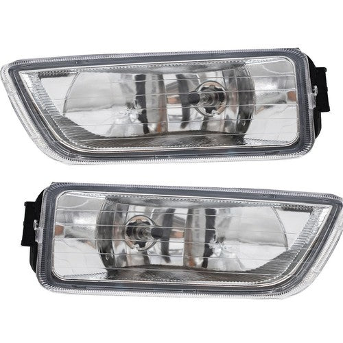 Solid Spare Pair Clear Bumper Driving Fog Light Kit For Honda Accord 4DR Sedan 2003-2007