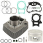 Solid Spare Top End Rebuild Kit Cylinder Piston Gaskets 68.5mm For Honda Recon 250 2002-2022