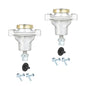 Solid Spare 2 Packs Spindle For Hustler 36 42 52 Inch Deck Raptor Limited 604214