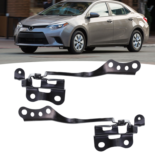 For Toyota Corolla 2014 2015 2016 Hood Hinge Driver & Passenger Front Side LH RH
