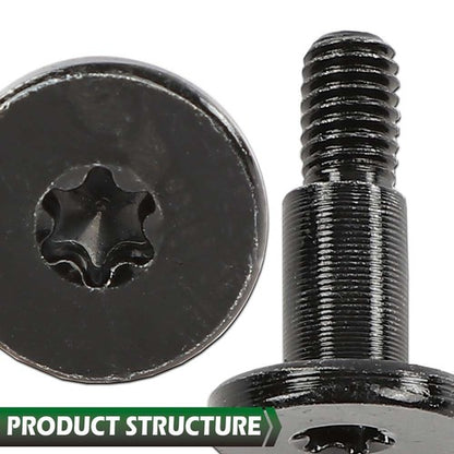 Solid Spare Fit For Ford F150 F250 F350 F450 Super Duty Tailgate Cover Cap Screws Bolts