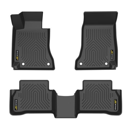 Solid Spare Fit For 2015-2021 Mercedes-Benz C-Class Sedan All Weather TPE Floor Mats Liners