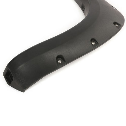 Solid Spare 4pcs Pocket Rivet Style Fender Flares Textured Fit For 2007-2013 Toyota Tundra