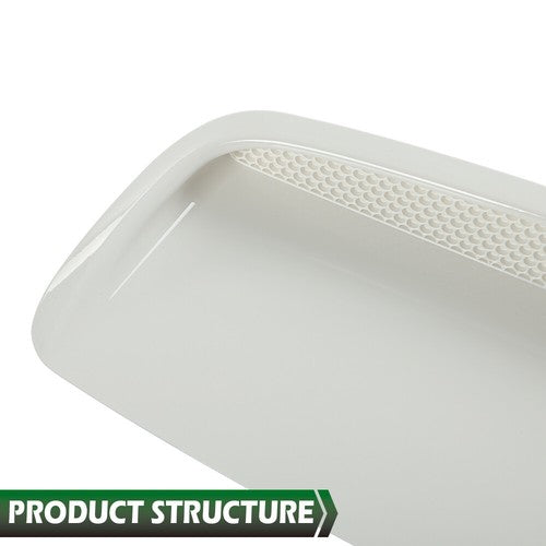 Solid Spare Fit For 2005-2011 Toyota Tacoma Pickup Front Sport Hood Bulge Scoop Kit White