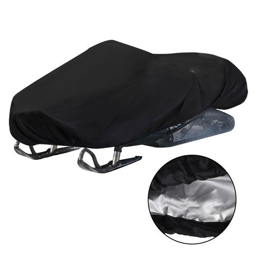 Solid Spare New For Snowmobile up to 90" Black Heavy Duty Trailerable Sled Storage Cover US