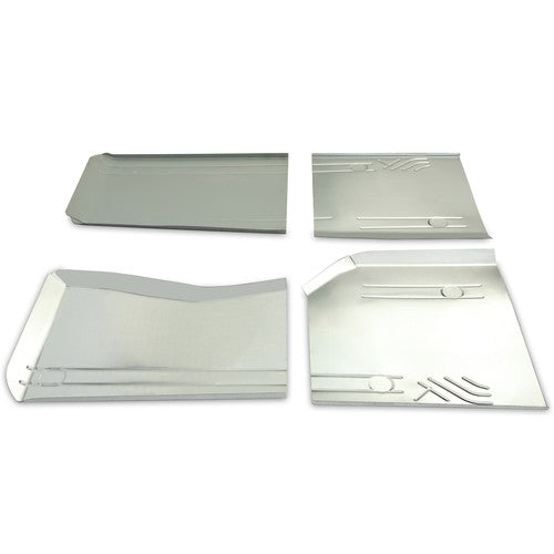 Solid Spare Front & Rear Floor Pans Zinc-Plated For Jeep Wagoneer Comanche Cherokee 84-2001