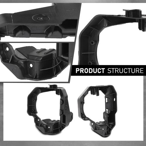 Solid Spare Front Bumper Fog Light Brackets Fit For 2014-2017 Lexus CT200h Left+Right Side