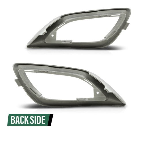 Solid Spare Fit For 06-10 Mercedes-Benz R Class Front Bumper Fog Light Trim Left+Right