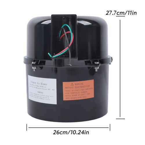 Solid Spare Air Supply Silencer Pool Spa and Hot Tub Blower 1.5 HP 240V 6315241 6316220F