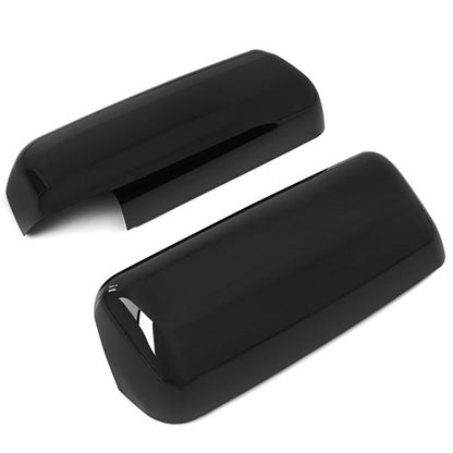 Solid Spare For Peterbilt 579 Black Driver & Passenger Side Replacement Door Mirror Covers