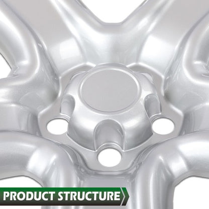 Solid Spare New Fit For 2006-2012 Toyota RAV4 5-Spoke 17?? Wheel Skin Hub Caps Covers