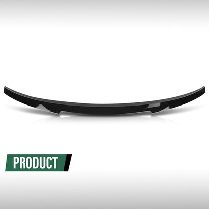 Solid Spare Fit For 21-25 BMW G26 430i Gran Coupe i4 Gloss Black M4 Style Trunk Spoiler
