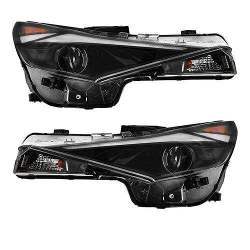 Solid Spare Pair For Hyundai Elantra 2021-2022 Headlight Replacement Halogen Clear Lens L+R