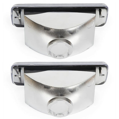 Solid Spare Clear Plastic Bumper Signal Fender Side Marker Lights For Jeep Wrangler TJ 97-06